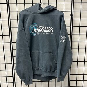Grey volleyball sweatshirt